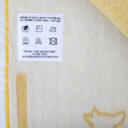 Romney Lambs Wool BLANKET - Dog Design - Image 8