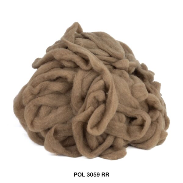 Polwarth 3059RR, Mid Brown - Carded Roving