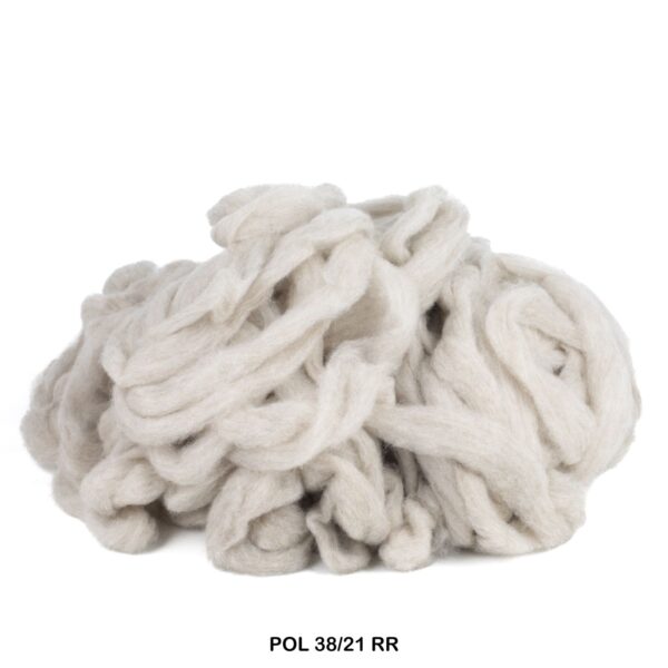 Polwarth 38/21RR, Light - Carded Roving