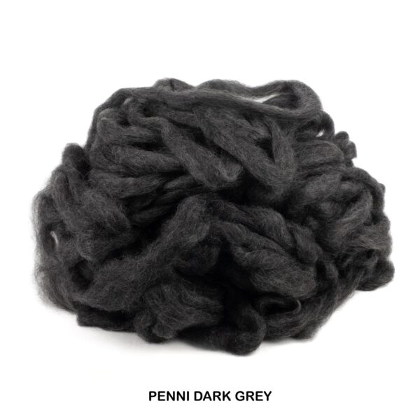 Gotland Penni Dark Grey - Blended Carded Roving