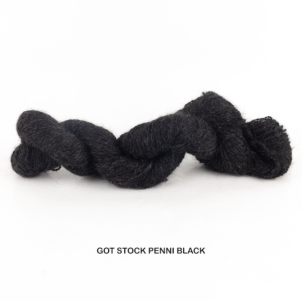 Black, 4ply/Sock