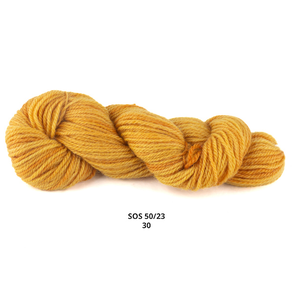 Mustard Yellow, 8ply, Solid Natural Dye