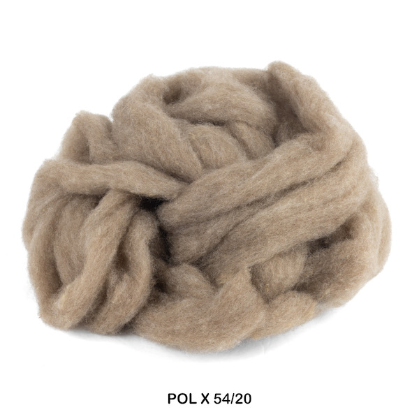 Mid Brown - Carded Roving